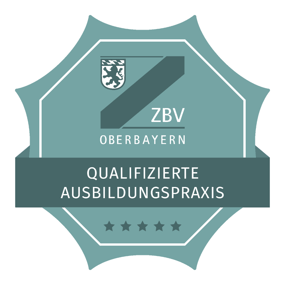 Zertifikat - ZBV-Oberbayern - Qualifizierte Ausbildungspraxis